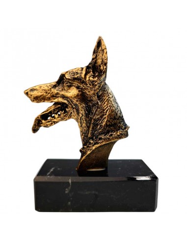 CABEZA DE PODENCO EN ORO 14x12