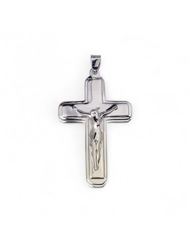 CRUCIFIJO DE PLATA RODIADA DE 925ML...