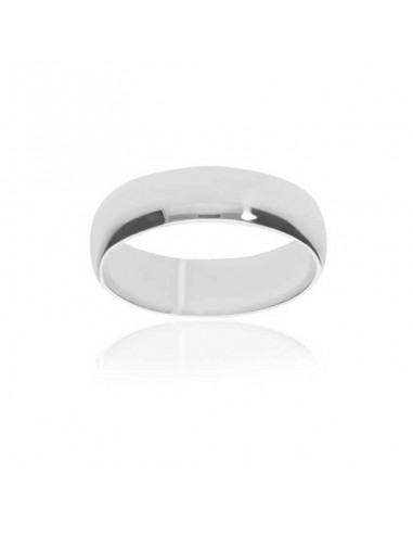 ALIANZA DE PLATA LISA 6.5 mm
