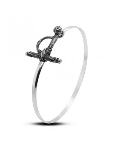 PULSERA ESTOQUE PLATA PERSONALIZADA
