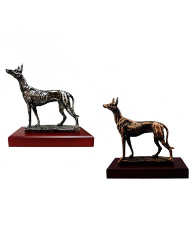 FIGURA PODENCO EN ORO Y PLATA 23x22