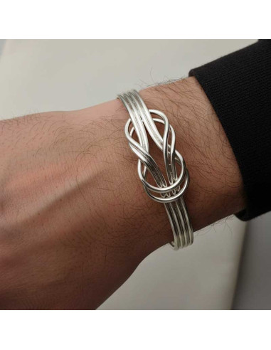 PULSERA NUDO PLATA