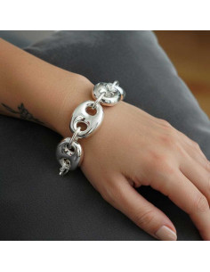 PULSERA PLATA ESLABONES...