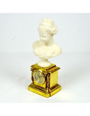 RELOJ DE SOBREMESA CON FIGURA