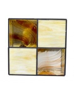 PLAFON DE TECHO RUSTICO OPAL OPALINA CREMA