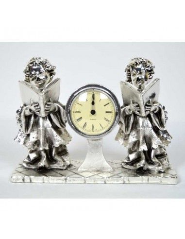 RELOJ DE SOBREMESA CON FIGURA DE ANGELES