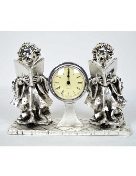 RELOJ DE SOBREMESA CON FIGURA DE ANGELES