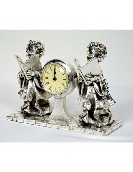 RELOJ DE SOBREMESA CON FIGURA DE ANGELES