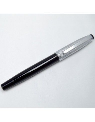 BOLIGRAFO PERSONAL NEGRO - PLATA