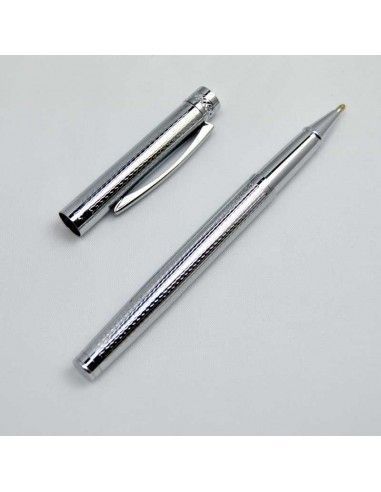 BOLIGRAFO PERSONAL PLATEADO