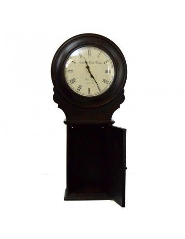 RELOJ DE SOBREMESA REPLICA ANTIGUO CON CAJON