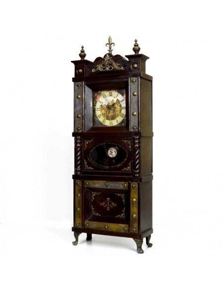 RELOJ DE SOBREMESA REPLICA ANTIGUO CON PENDULO