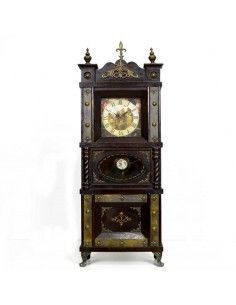 RELOJ DE SOBREMESA REPLICA ANTIGUO CON PENDULO