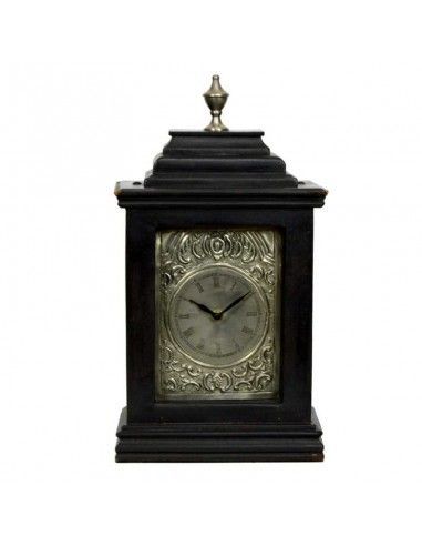 RELOJ DE SOBREMESA VINTAGE ESFERA PLATA