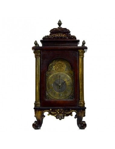 RELOJ DE SOBREMESA VINTAGE ESFERA ORO