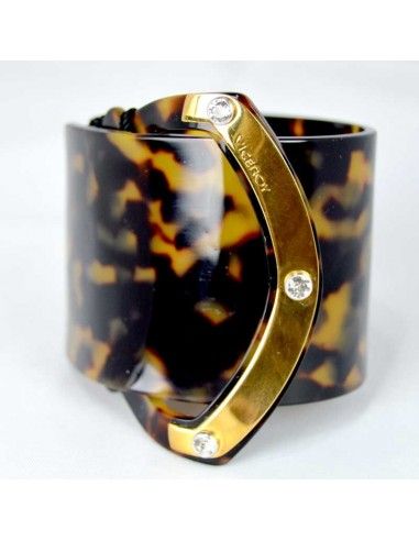 PULSERA RODOIDE CHAPADA EN ORO Y SWAROVSKI VICEROY